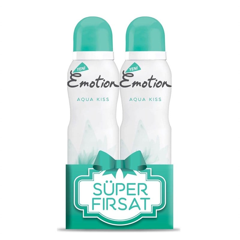 Emotion Aqua Kiss Deodorant 150 ml 2'li Paket