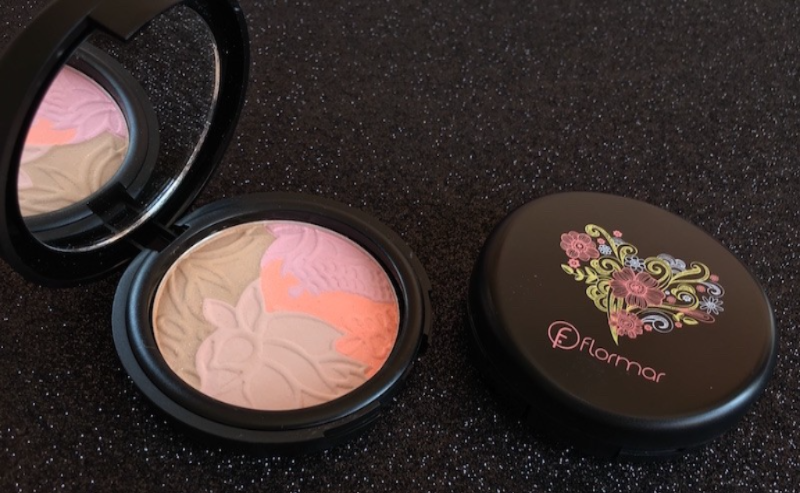 FLORMAR DELUXE MULTI EFECT POWDER DM01 BEIGE&ROSE MULTICOLOR