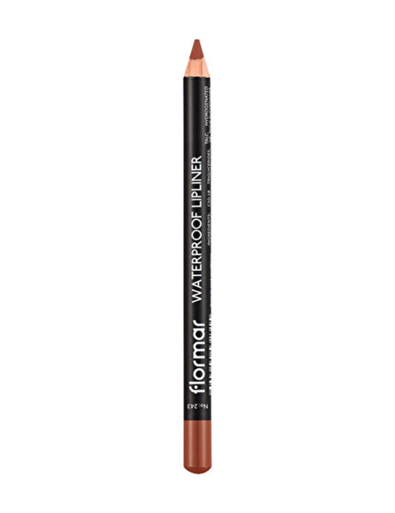Flormar  Waterproof Lipliner - Suya Dayanıklı Dudak Kalemi No:243 Hot Cocoa