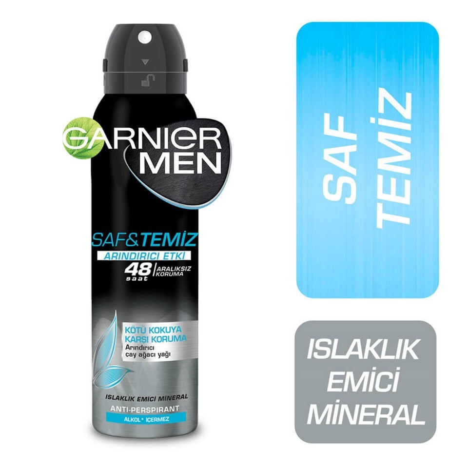 Garnier Saf ve Temiz Aerosol Deodorant Men