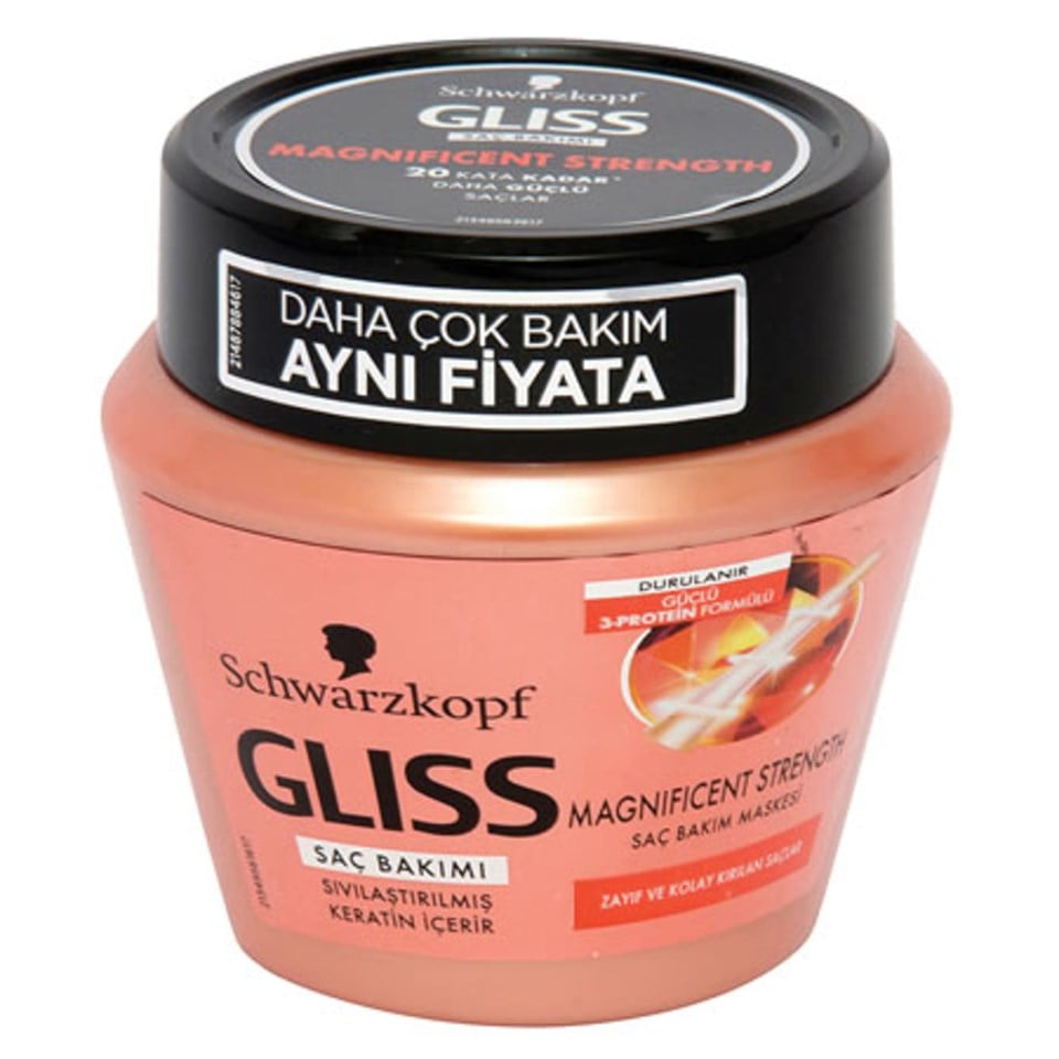 Gliss Magnificent Strength Saç Bakım Maskesi 300 ml
