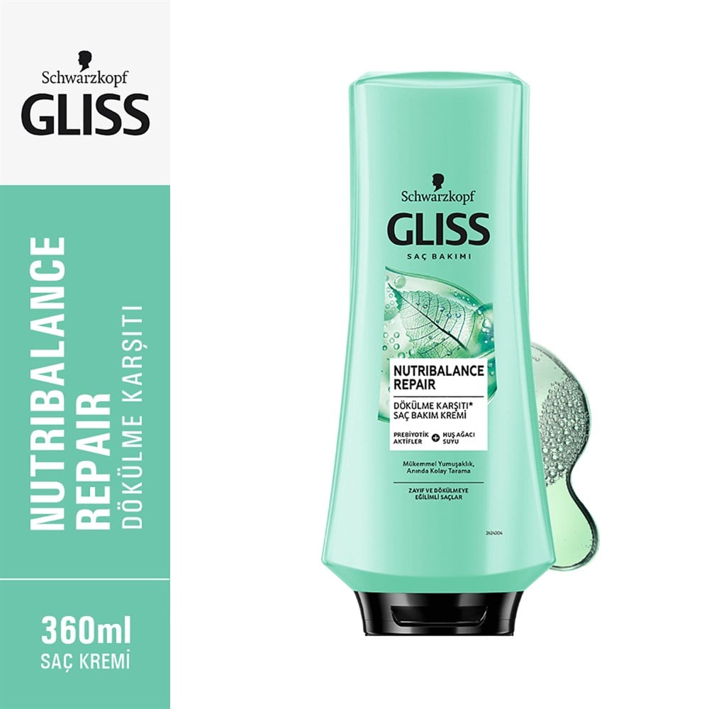 Gliss Nutri Balance Saç Kremi 360 ml