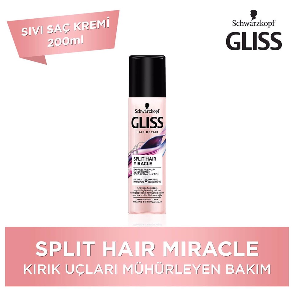 Gliss Split Hair Miracle Sıvı Saç Kremi 200 ml