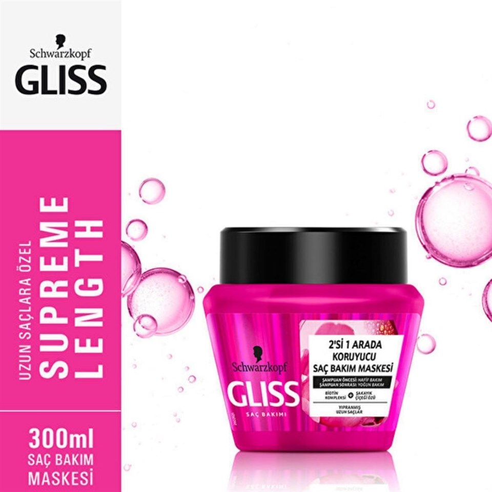 Gliss Supreme Lenght Saç Maskesi 300 ml
