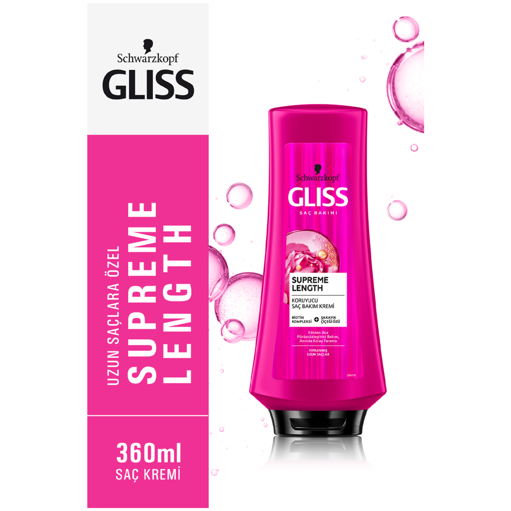 Gliss Supreme Length Saç Kremi 360 ml
