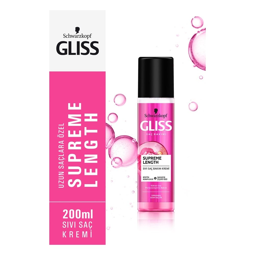 Gliss Supreme Length Sıvı Saç Kremi 200 ml
