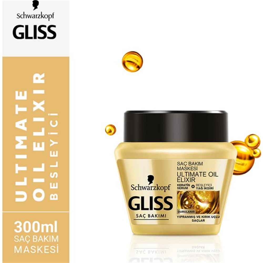 Gliss Ultimate Oil Elixir Saç Maskesi 300 ml