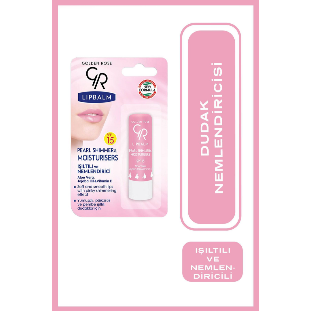 Golden Rose Lip Balm - Dudak Balm Işıltılı