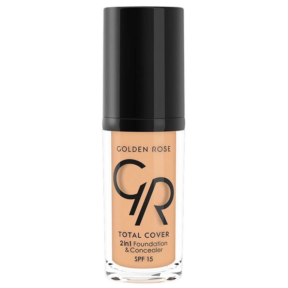 Golden Rose Total Cover 2in1 Fondöten&Concealer No:07
