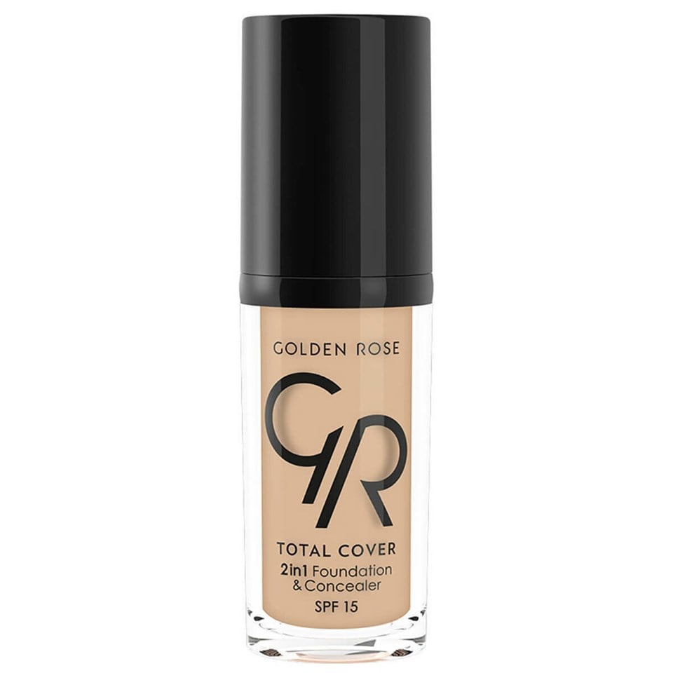 Golden Rose Total Cover 2in1 Fondöten&Concealer No:05