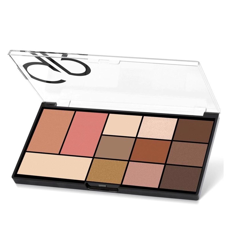 Golden Rose Yüz & Göz Paleti - City Style Face & Eye Palette No: 01 Warm Nude