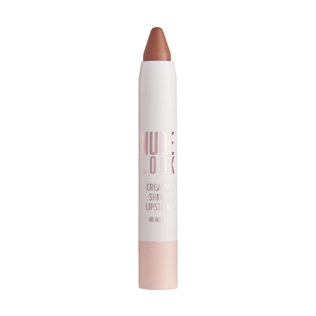 GR Nude Look Creamy Shine Lipstick No:01 Nude - Kalem Ruj