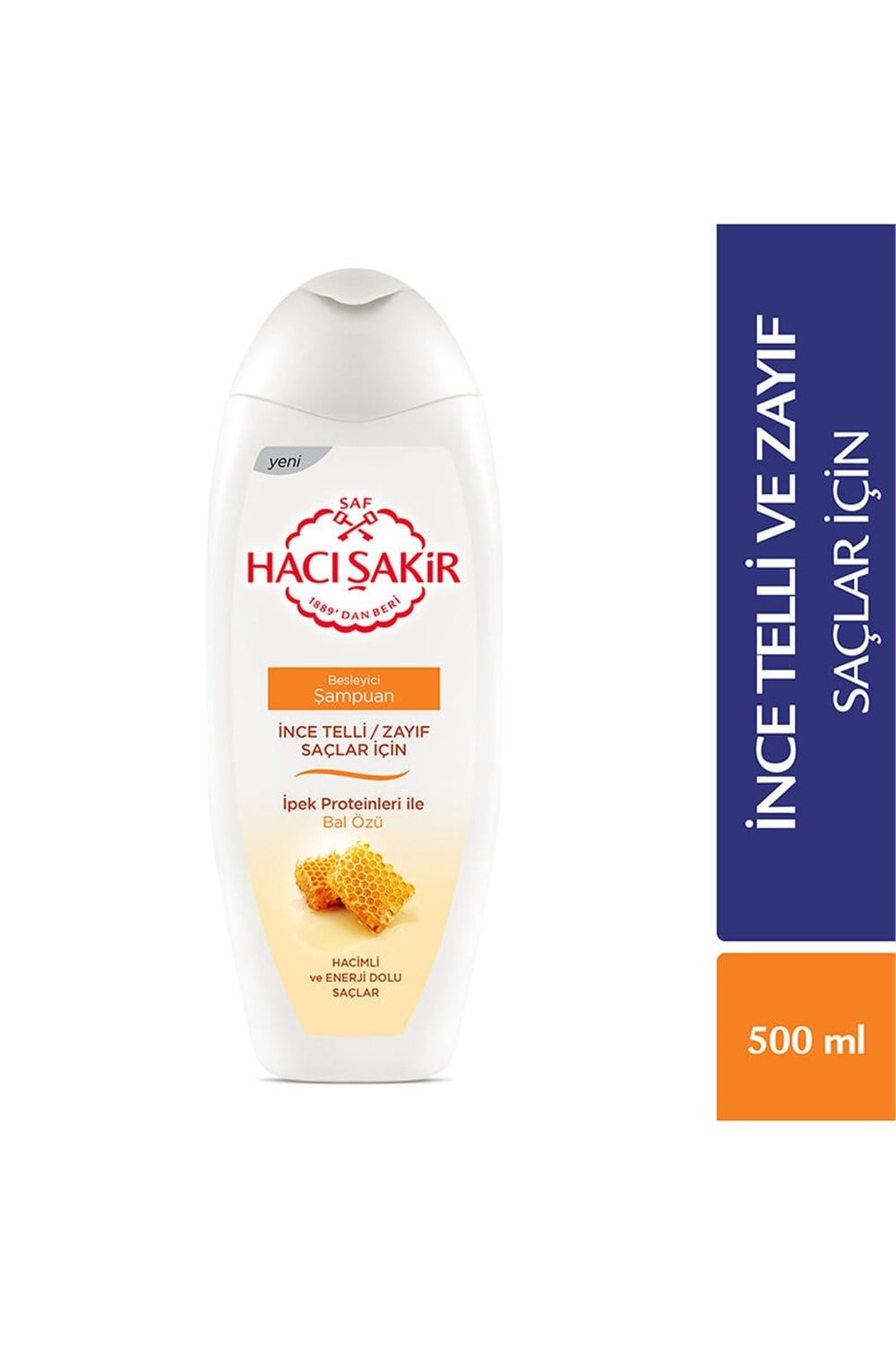 Hacı Şakir Şampuan İnce Telli/Zayıf Saçlar İçin 500 ml