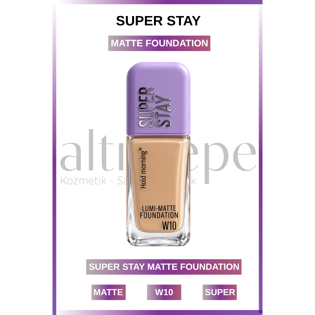 Hold Morning Super Stay Matte Foundatıon W10