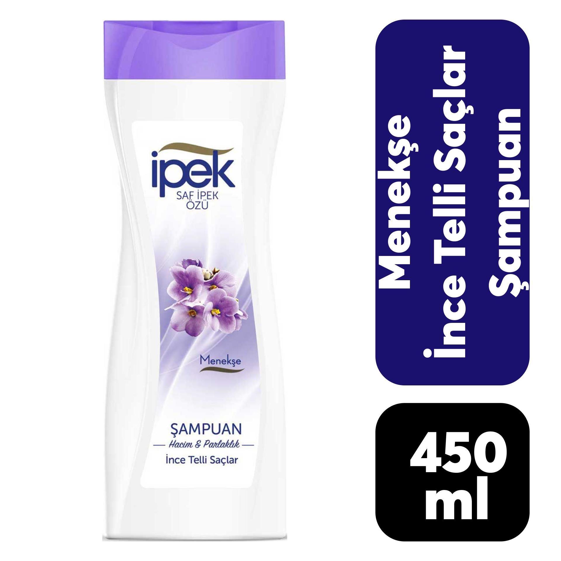 İpek Şampuan 450 ml İnce Telli Saçlar Menekşe Özlü