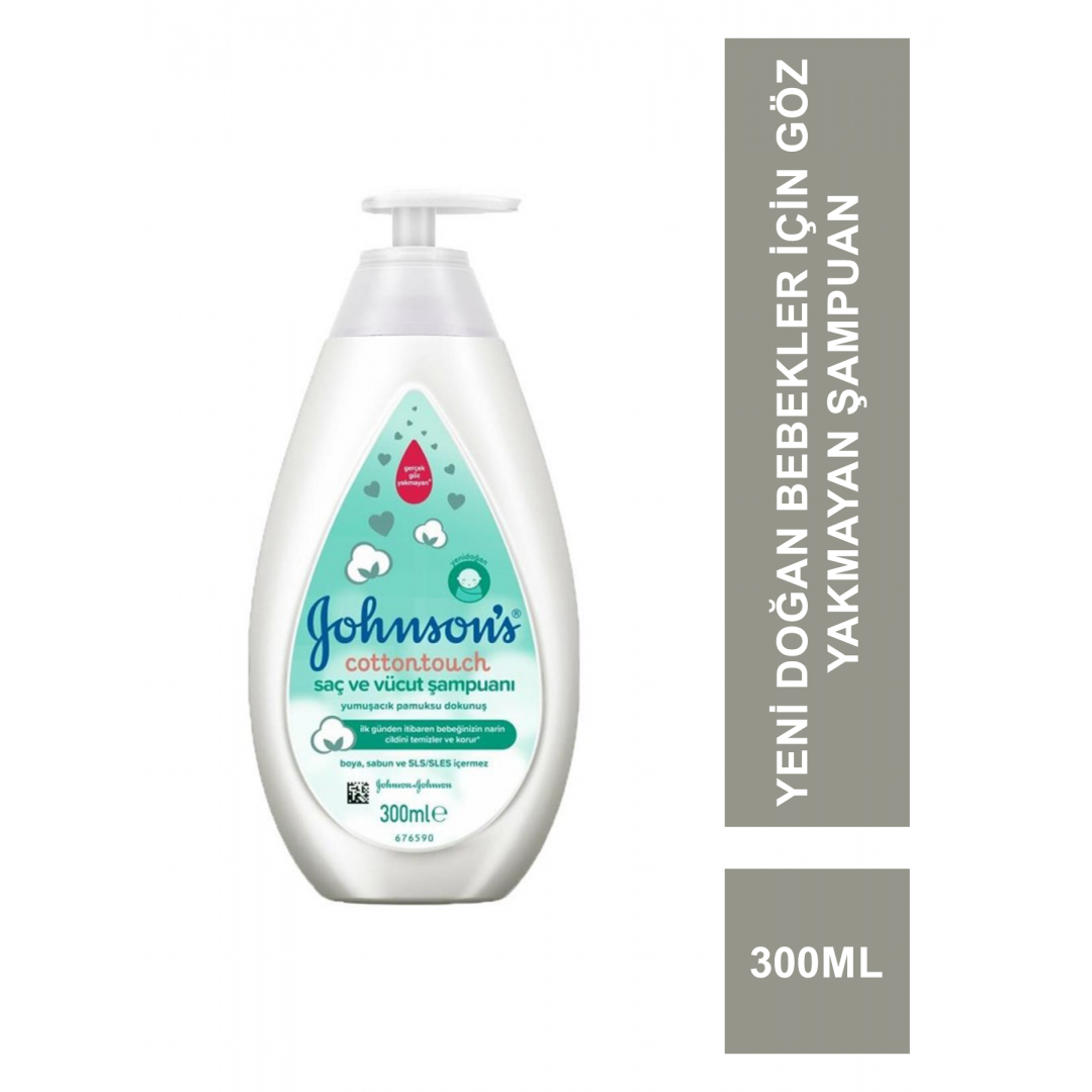 Johnsons Baby Bebek Cottontouch Saç Ve Vücut Şampuanı 300 ML