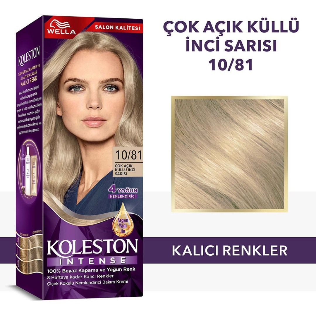 Koleston Intense 10/81 Çok Açık Küllü Inci Sarısı