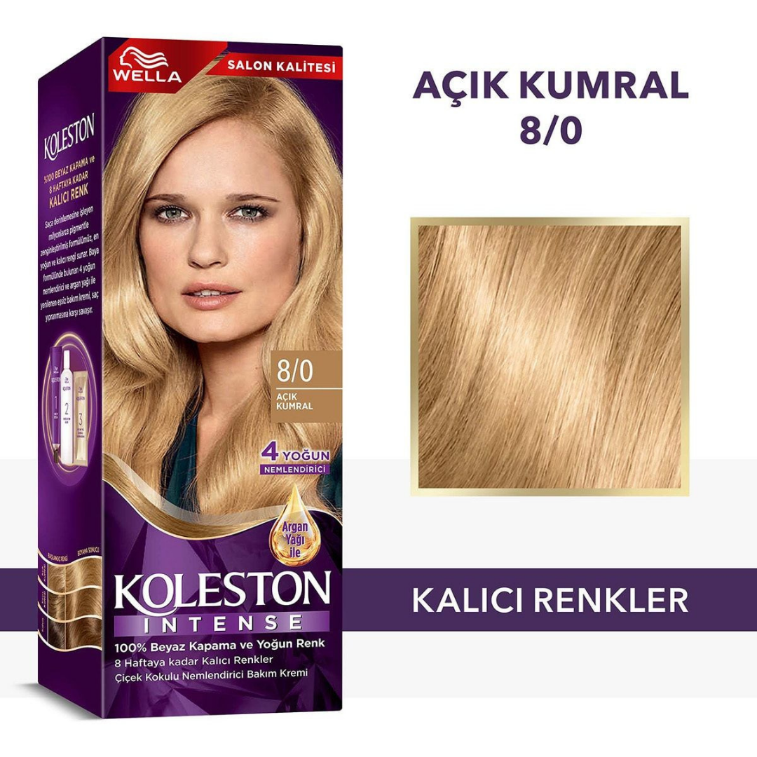 Koleston Intense 8/0 Açık Kumral