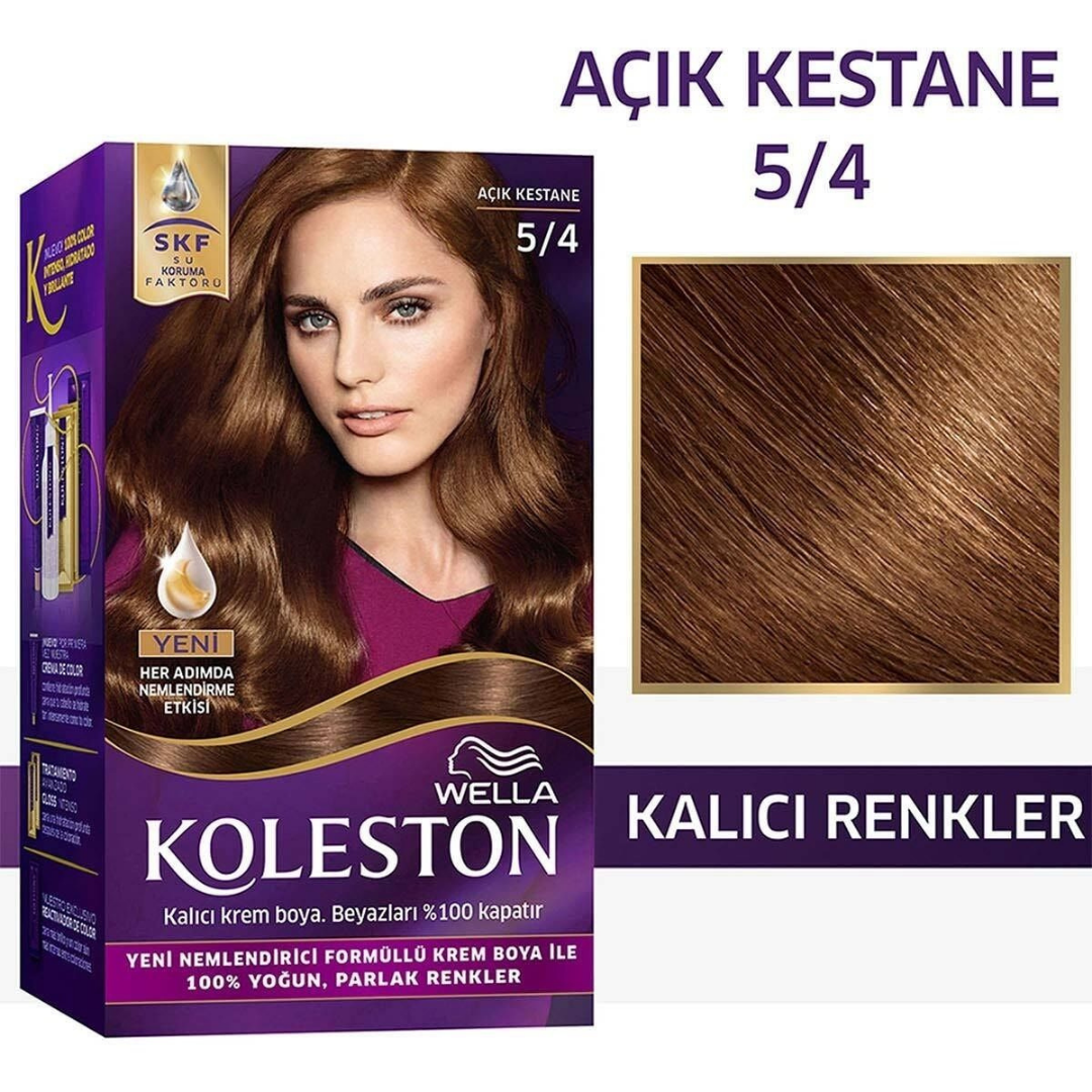 Koleston Kit Saç Boyası Açık Kestane 5/4