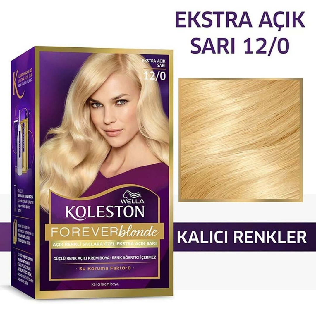 Koleston Kit Saç Boyası Ekstra açık sarı 12/0