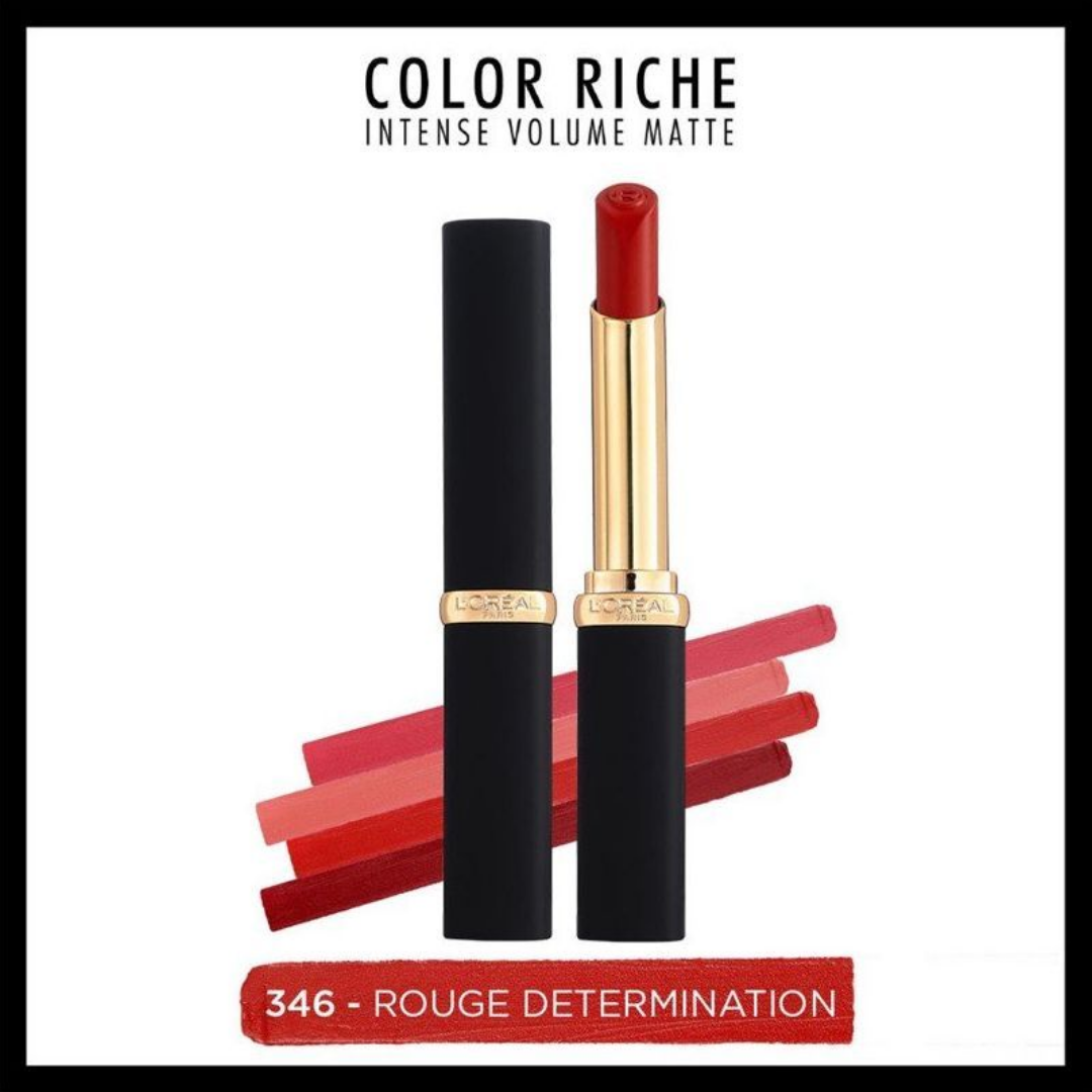 L'Oréal Paris Color Riche Intense Volume Matte Ruj 346 Rouge Determination