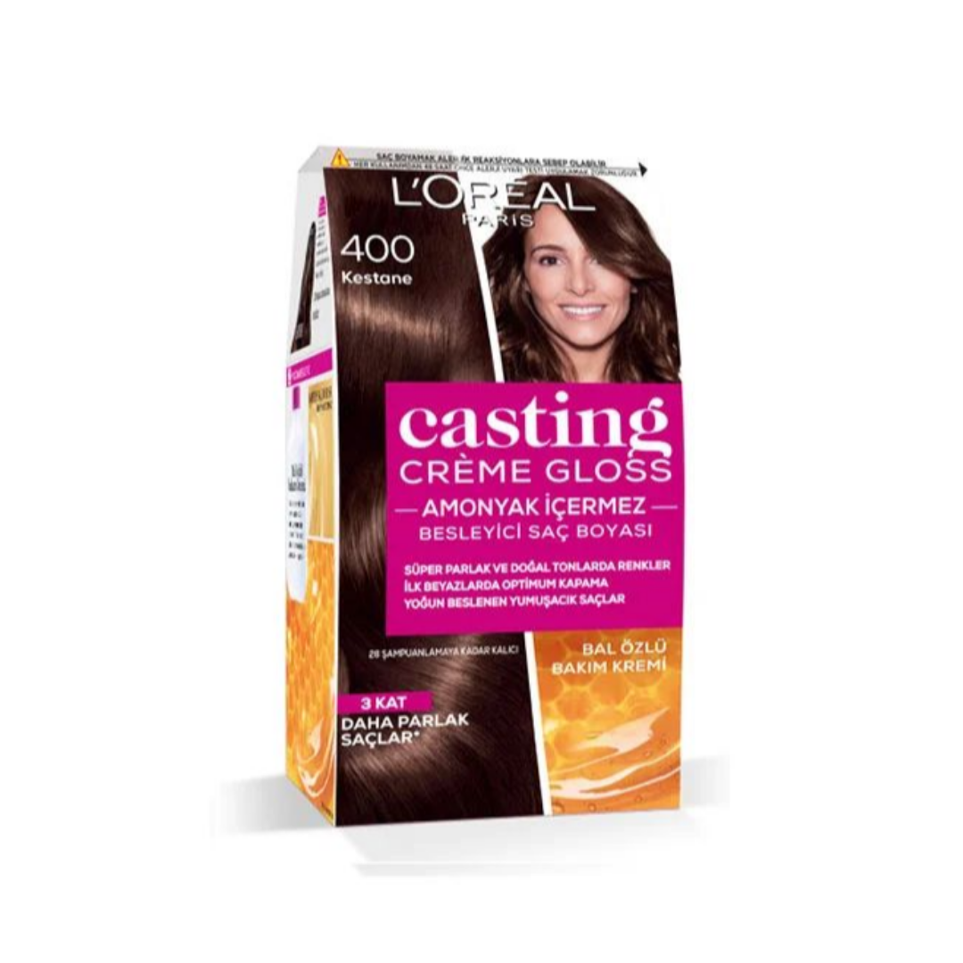 L'Oreal Paris Casting Creme Gloss Saç Boyası Kestane No: 400