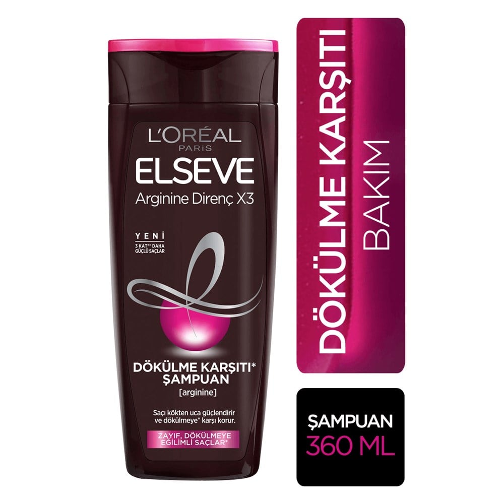 L'Oreal Paris Elseve Arginine Direnç Şampuan 360 ml