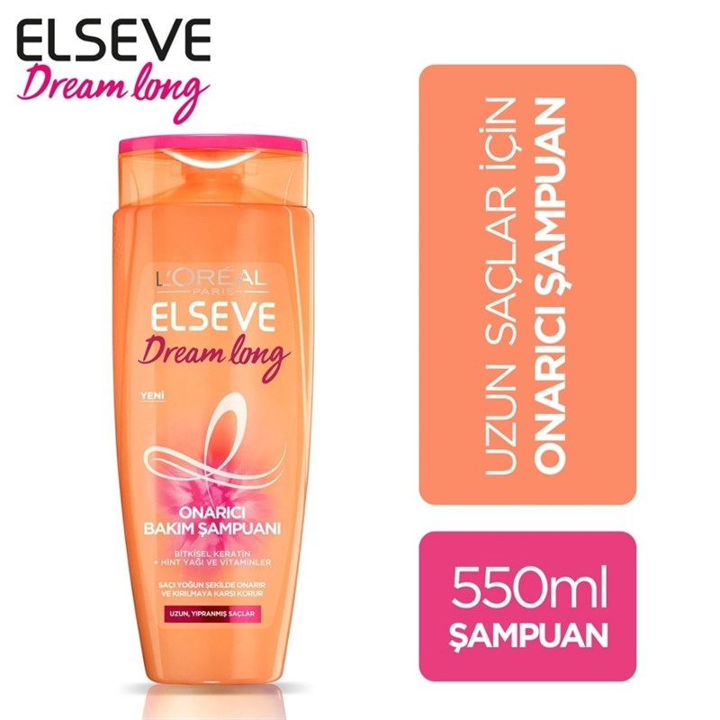L'Oreal Paris Elseve Dream Long Onarıcı Bakım Şampuanı 550 ml