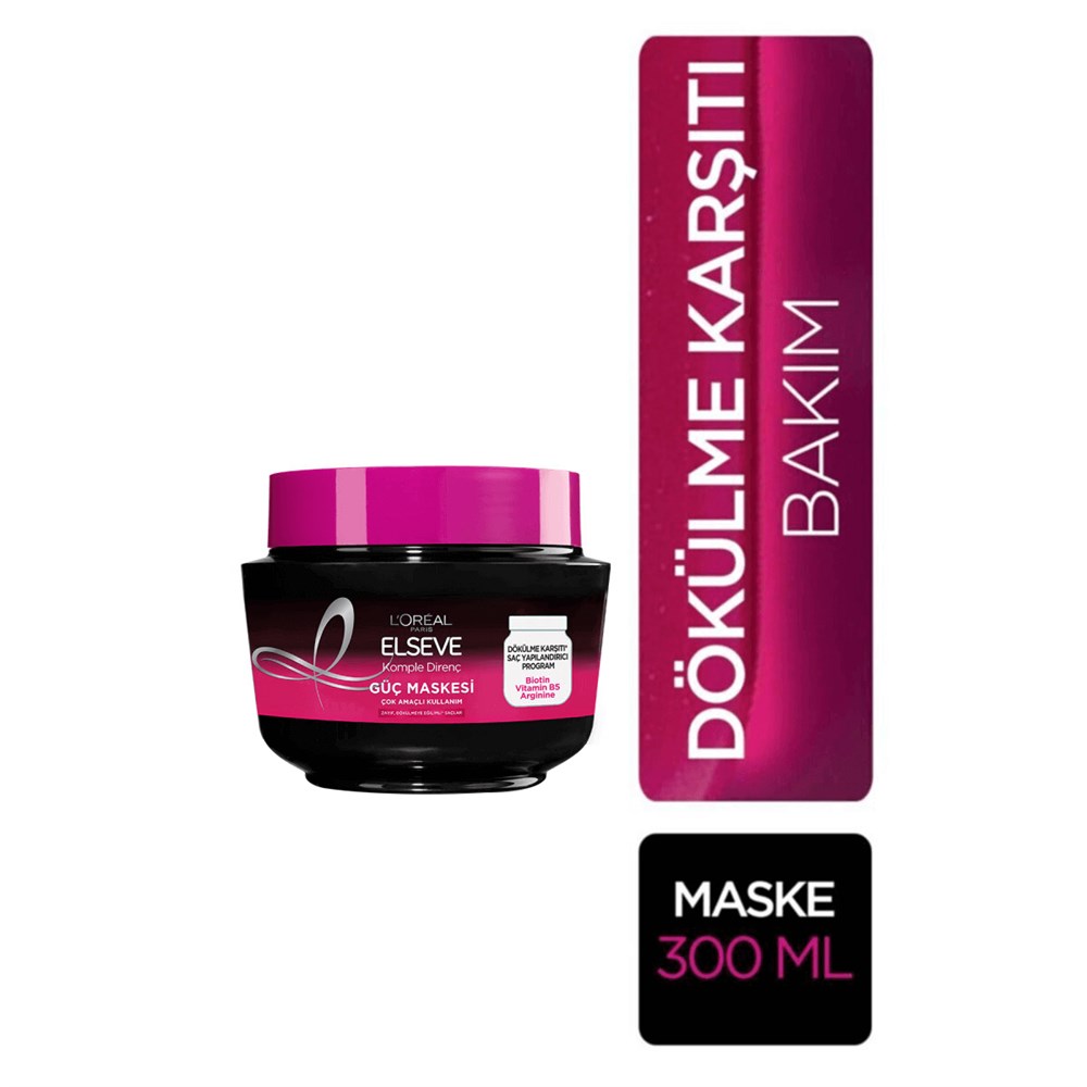 L'Oreal Paris Elseve Komple Direnç Saç Bakım Maskesi Dökülme Karşıtı 300 ml