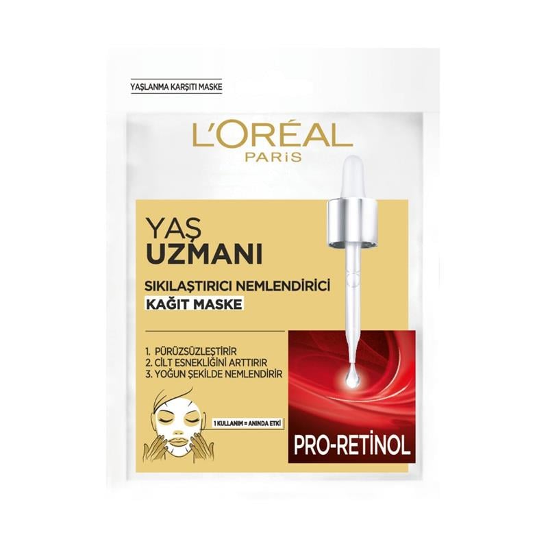 Loreal Paris Yaş Uzmanı Sıkılaştırıcı & Nemlendirici Kağıt Maske
