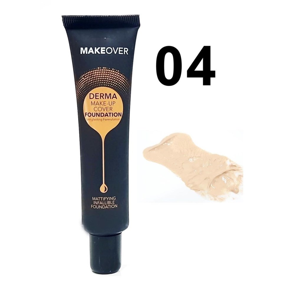 Makeover Derma Make Up Cover Matte Fondöten 04 Tüp