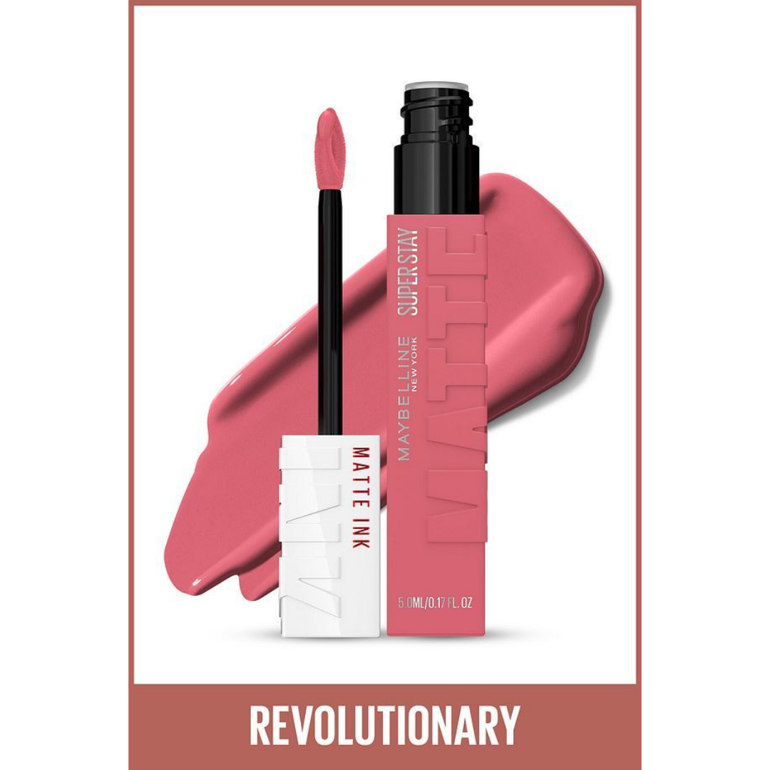 Maybelline New York Super Stay Matte Ink Pink Edition Likit Mat Ruj No: 180 Revolutionary