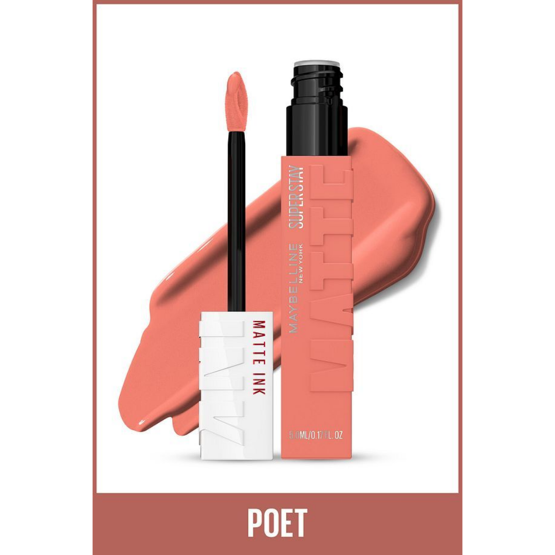 Maybelline New York Super Stay Matte Ink Unnude Likit Mat Ruj - 60 Poet - Nude