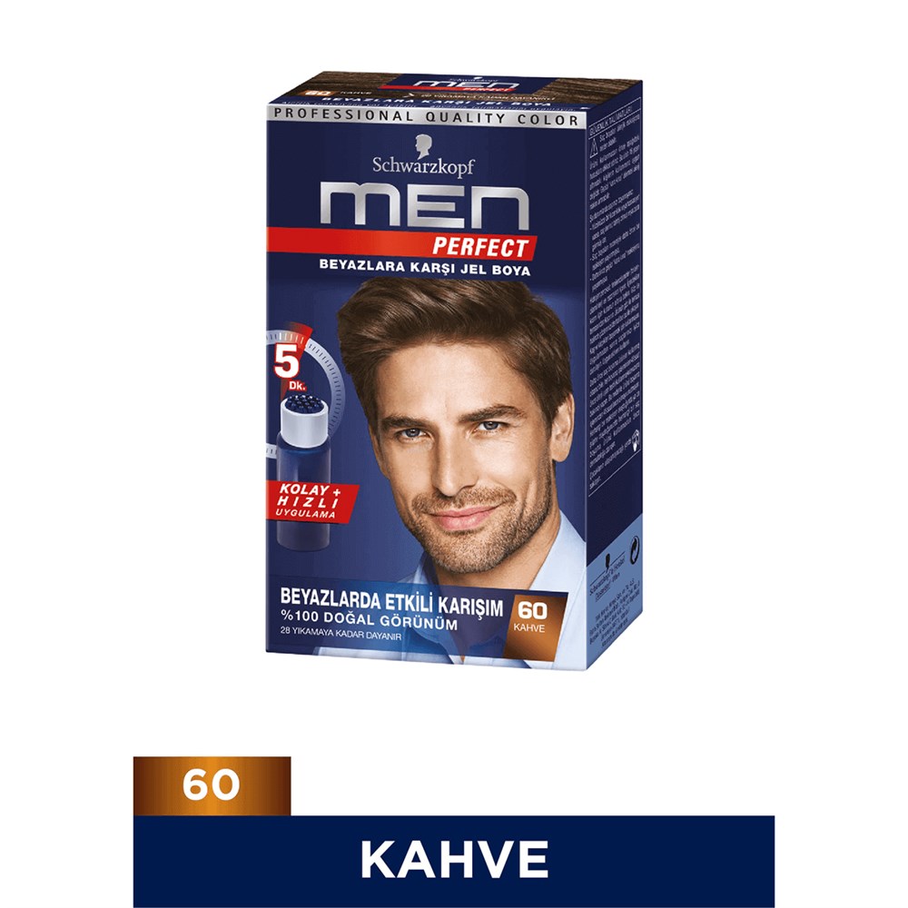 Men Perfect Saç Boyası No: 60 Kahve
