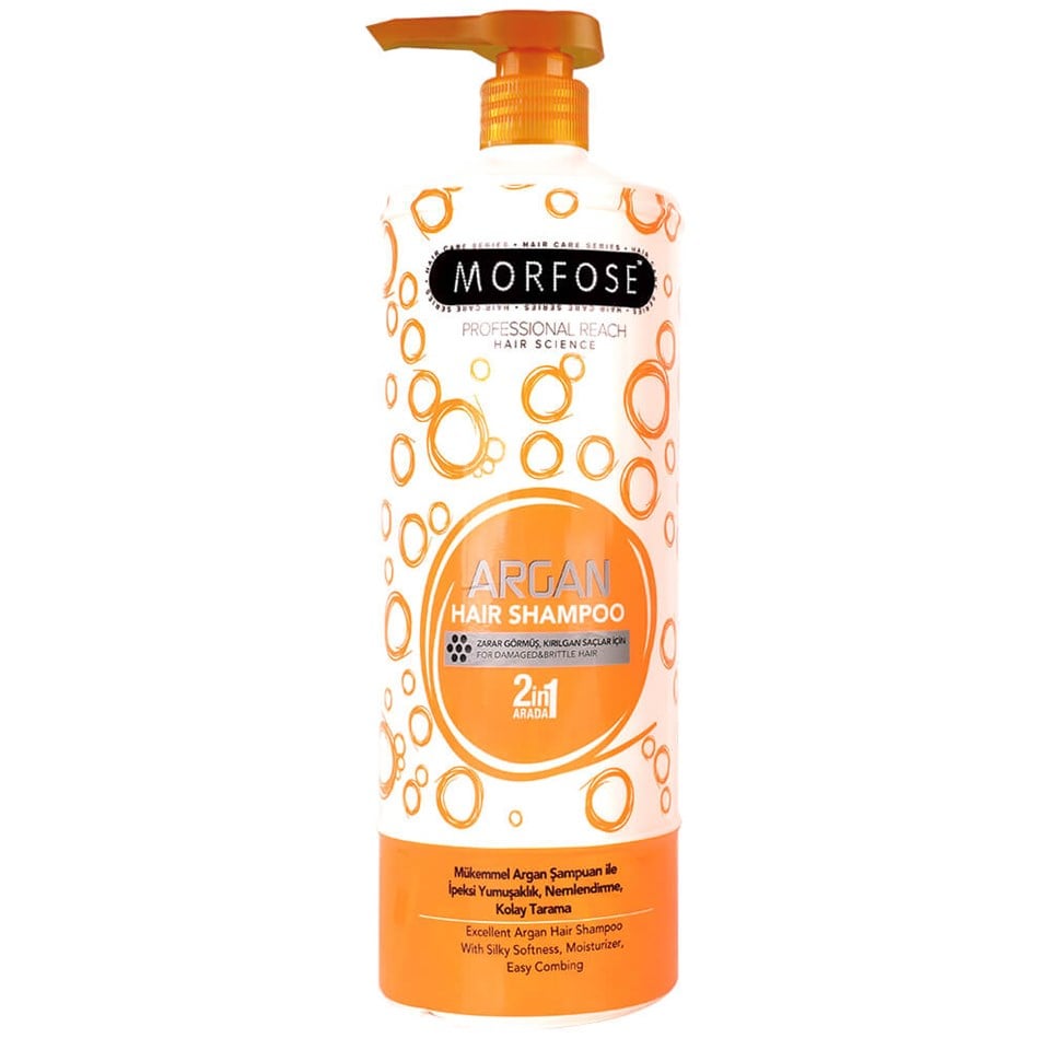 MORFOSE ARGAN 2Sİ1 ARADA ŞAMPUAN & SAÇ KREMİ 1000ML