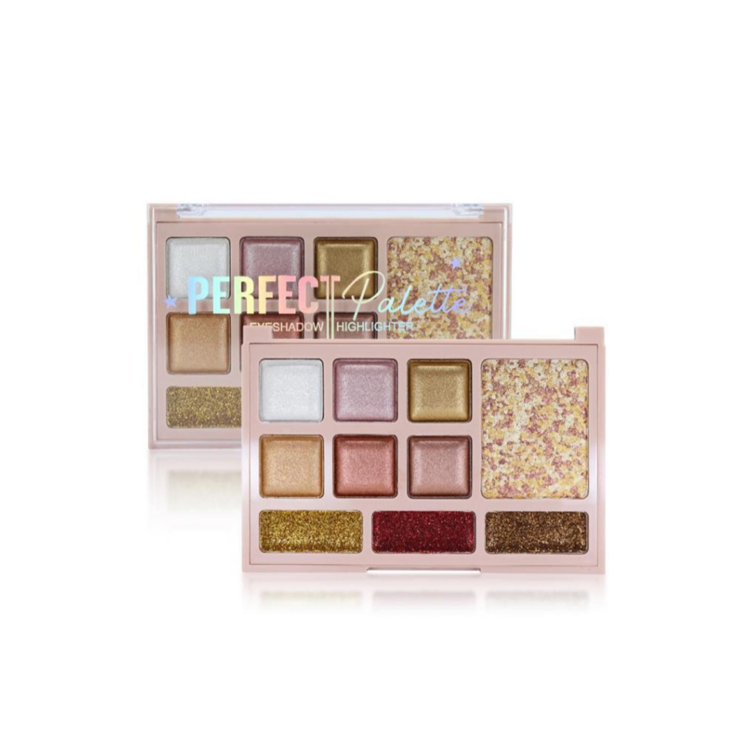 MUJGAN 10'lu Perfect Pallete Highlighter Aydınlatıcı No:1