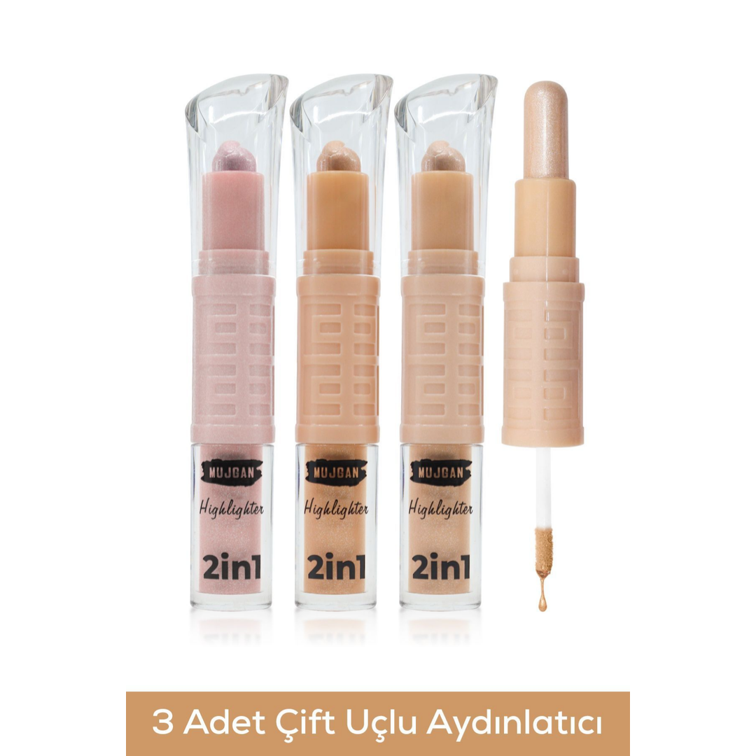 MUJGAN Çift Uçlu Likit Ve Stik Aydınlatıcı 2-in-1  No1