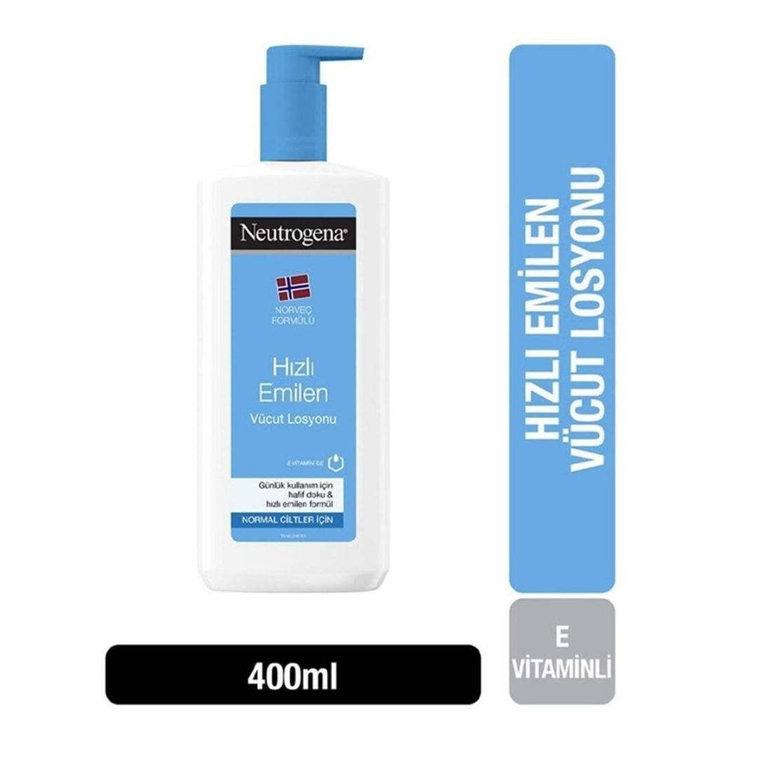 Neutrogena Hızlı Emilen Vücut Losyonu 400ml