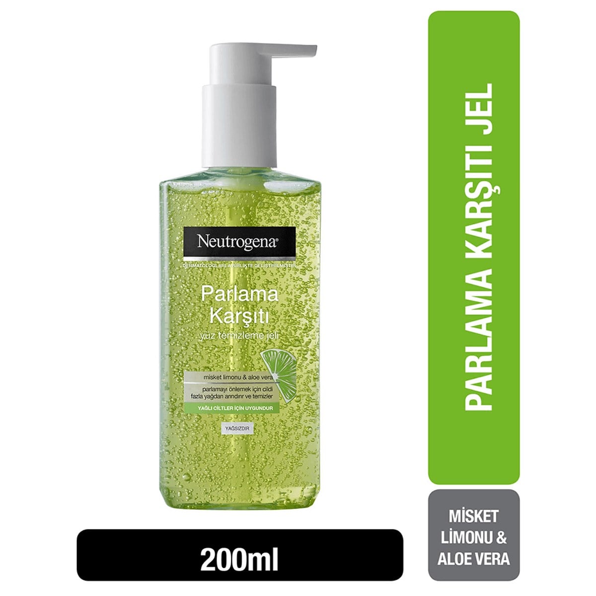Neutrogena Parlama Karşıtı Yüz Temizleme Jeli 200 ml