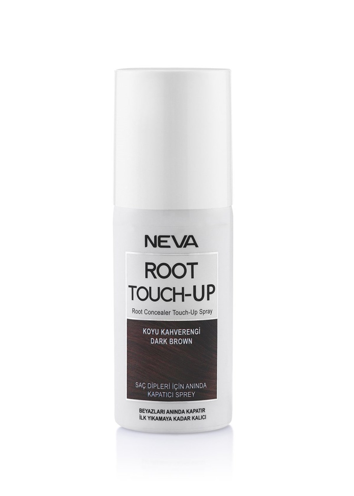 Neva Root Touch Up Saç Dipleri İçin Anında Kapatıcı Sprey- Koyu Kahverengi 75ml