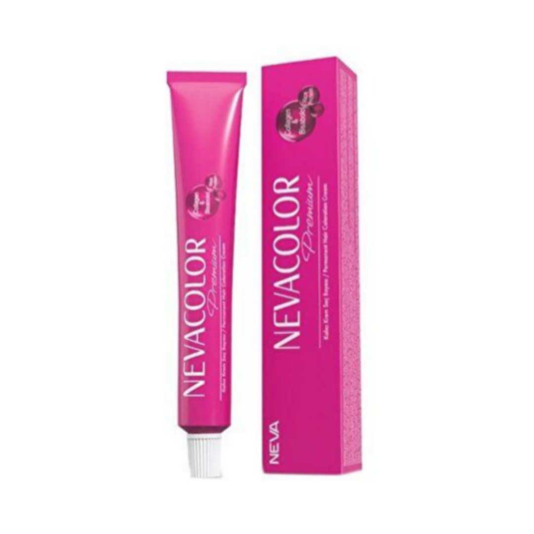 Nevacolor Premium 7.37 Kumral Altın Kahve Kalıcı Krem Saç Boyası 50ml