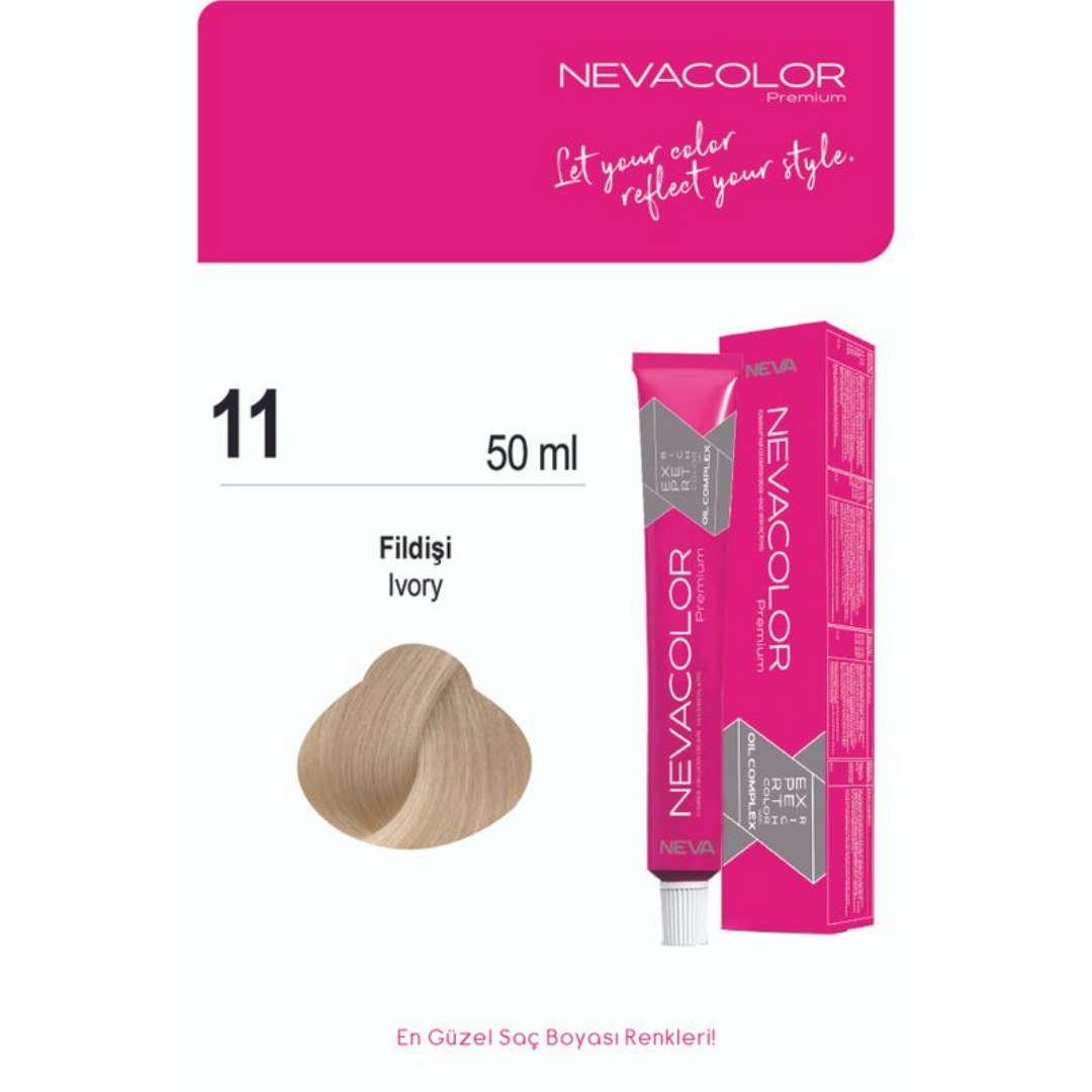 NEVACOLOR TUP BOYA 11 FİLDİŞİ