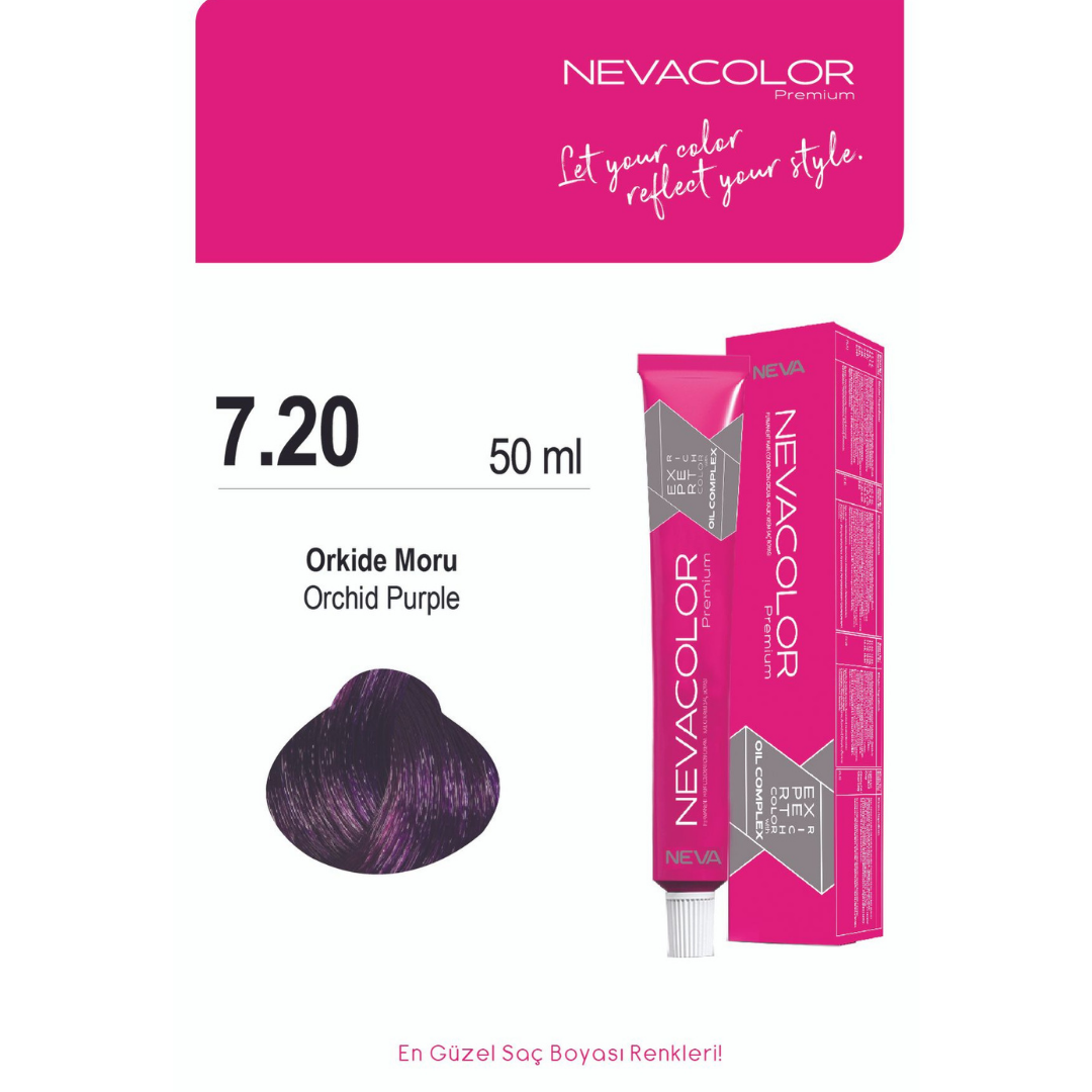 Nevacolor Tüp Boya  7.20 Orkide Moru