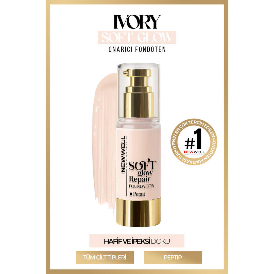 Newwell Ivory Soft Glow Repair Foundation | Yumuşak Işıltılı Onarıcı Fondöten 30 ML