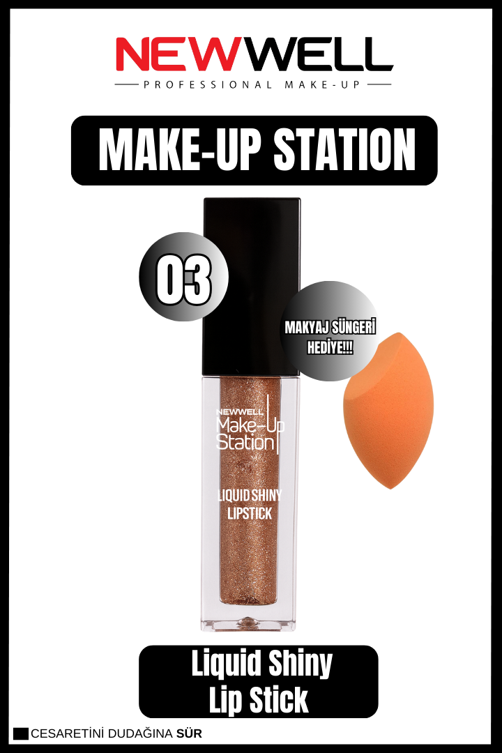 Newwell Make Up Station Liquid Lipgloss 03