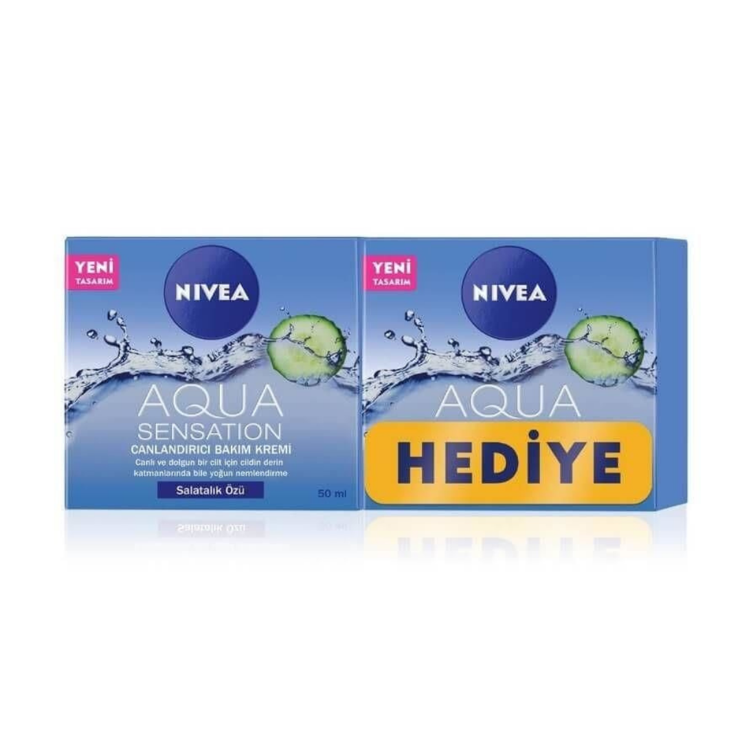 Nivea Aqua Sensation Canlandırıcı Bakım Kremi 50ml 2'li