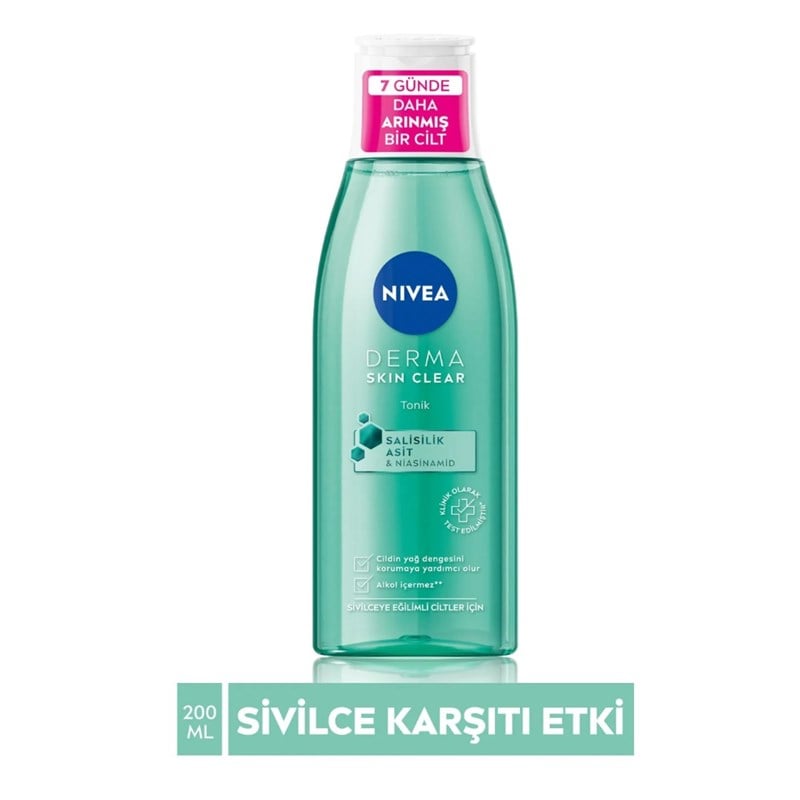 Nivea Derma Skin Clear Sivilce Karşıtı Tonik 200ml