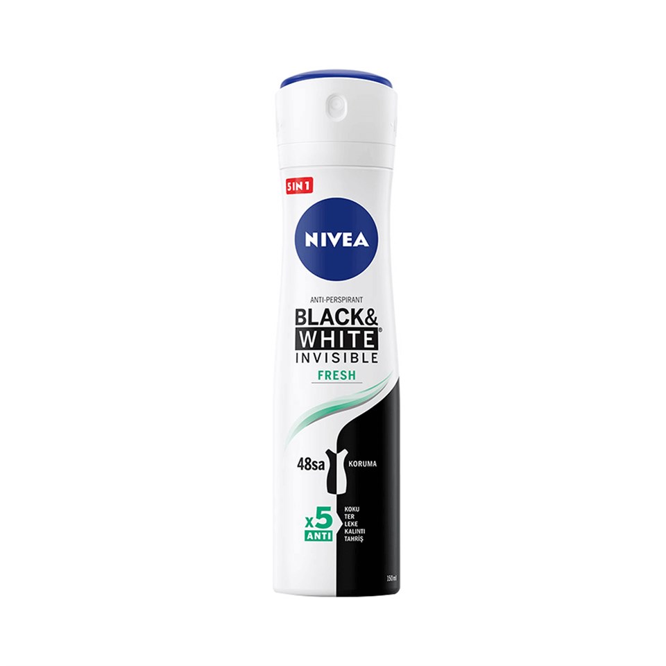 Nivea Invisinle Black and White Fresh Kadın Deodorant 150 ml