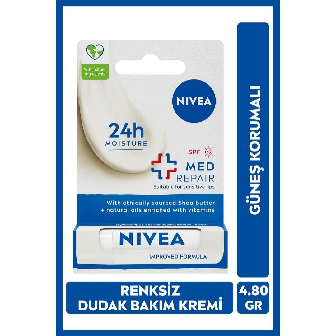 Nivea Med Repair Dudak Bakım Kremi