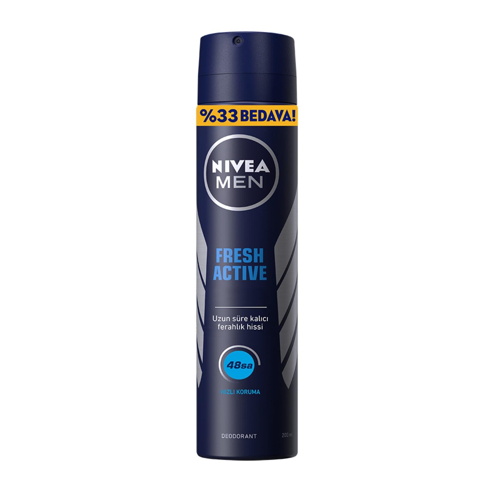 Nivea Men Fresh Active Deo Sprey 200 Ml